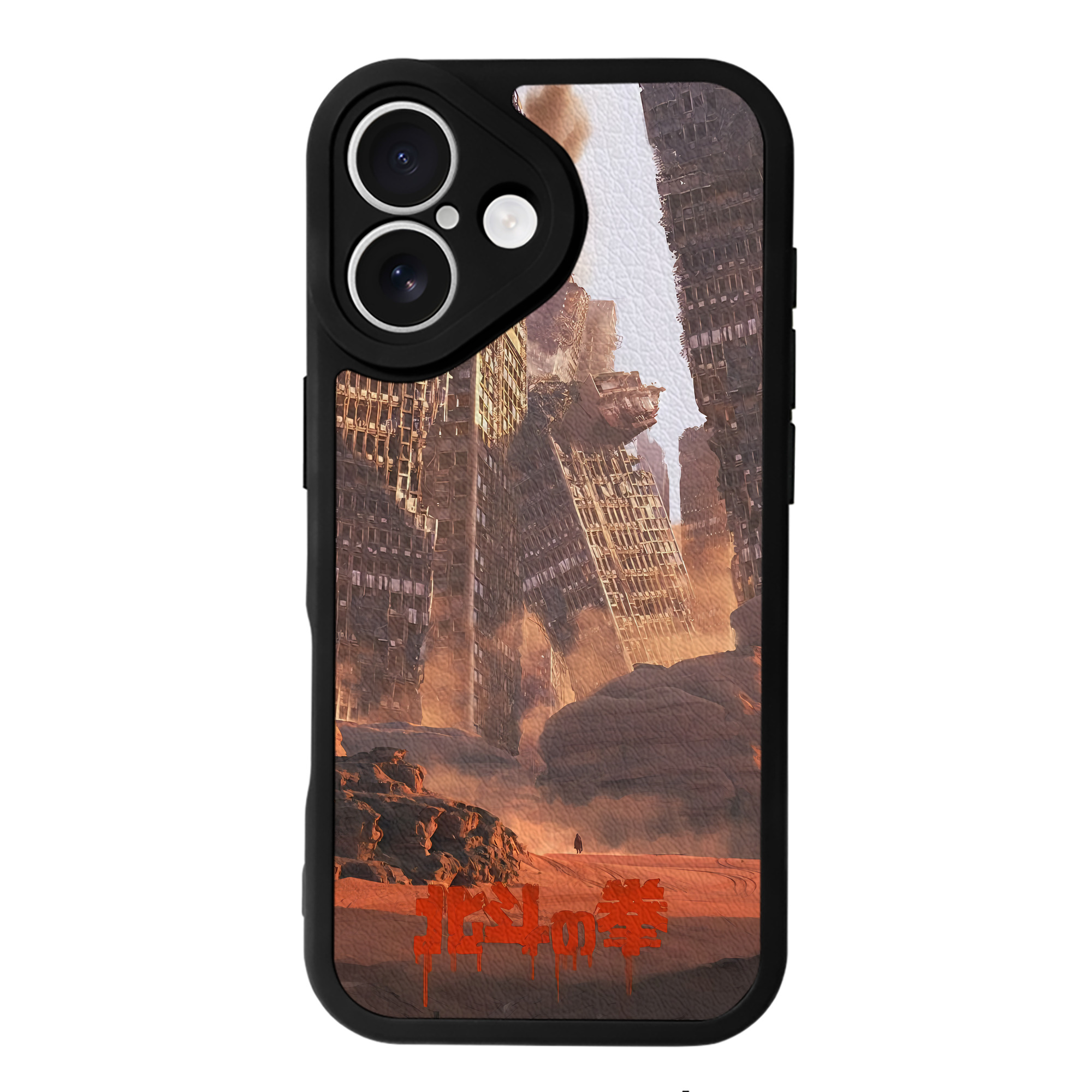 （画像用） 北斗の拳 Fist of the North Star 【iPhone 16シリーズ対応】シリコンスマホケース（レザー調） 材質：シリコン